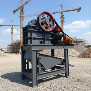 PE250x400 Mobile Jaw Crusher Ore Crusher Bottom Screening High Quality Screening Equipment Max.20t/h Capacity Long Service
