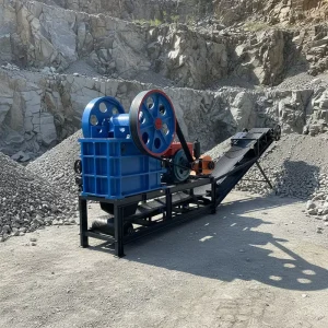 PE250x400 Stone Crusher Small Mobile Jaw Crusher with Diesel Engine AC Motor and Rock Crusher