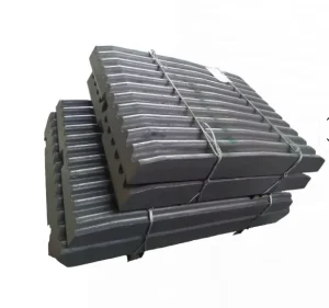 PE250x750 Jaw Crusher Movable Swing and Fixed Jaw Plate High Manganese Steel Ore Mining Casting