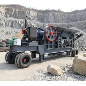 PE400*600 Jaw Crusher Mobile Stone Crusher Machine with Diesel Engine Portable Mobile Crushing Plant