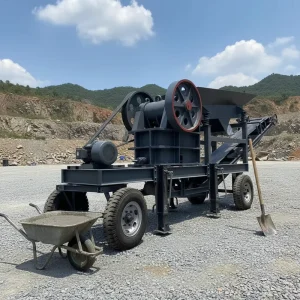 PE400X600 Mobile Crushing and Sand Making Machine for Sand and Stone Yard