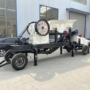PE500x750 Mobile Jaw Crusher Six Cylinders Diesel Engine Customized Rock Concrete Crushing Equipment Factory Direct