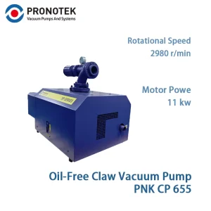 PNK CP 655 650 M³/h 180 L/min Oil-Free Claw Vacuum Pump for Mining Industry Low Pressure OEM 1-Year Warranty