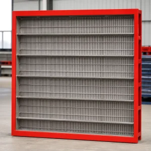 PU Border Stainless Steel Wire Sieve Panel High Tensile Anti-Clogging Ore Separation Quarry Vibratory Sieve Replacement Parts