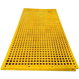 PU Vibrating Screen Customized Coal Mining Polyurethane Screen Plate Casting Technology Durable Square Hole Strip Hole 6