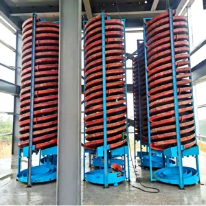 Patented Spiral Chute Gold Mining Machine Low Operation Cost Complete Chrome Wash Plant Gravity Concentrator Pump
