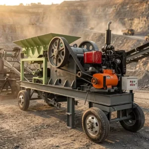 Pe 400×600 Jaw Crusher Mobile Jaw Crusher Station Portable Stone Crushing Plant
