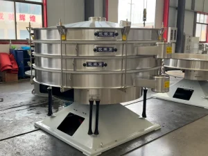 Pepper Powder Ore Sieving Spice Sifter Tea Screening Tumbler Vibrating Screen Nuts Vibrator Separator Rotary Sieve Machine Motor