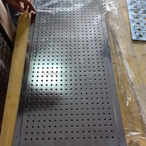Perforated Carbon Steel Metal Mesh Durable Anti Corrosion Workshop Filtration Screening Aluminum Alloy Stainless Steel