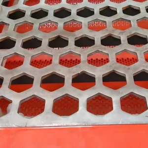 Perforated Screen Panel 610*610mm with PU Frame Custom Holes ISO&CE