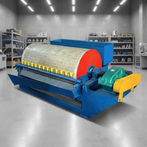 Permanent Magnet Wet Drum Magnetic Separator High intensity Magnetic Drum Separator Mining Iron Remover Tailings