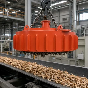 Permanent Magnetic Metal Removal System for Quarry Aggregate Cement Plants and Industrial Processing