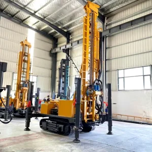 Pneumatic Hole Drilling Rig 325mm Large Diameter Water Well & Mining Hard Rock Drilling Rig 400m Deep