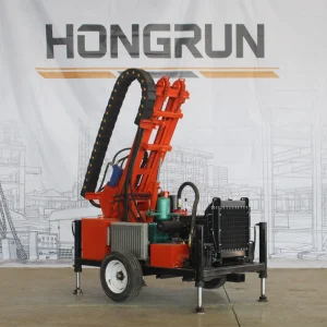 Pneumatic Water Well Drilling Rig with Motor 100m 200m 300m Depths