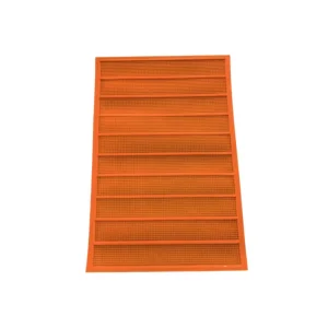 Polyurethane Linear Vibrating Screen Mesh Fine Screening Iron Ore Dedicated Secondary Pouring Dewatering Screen 10 T h 2 50MM