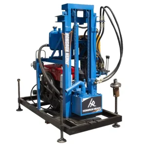 Portable 150 Meters Mini Rotary Hydraulic Borehole Drill Rig Small Water Well Drilling Rig for Mining