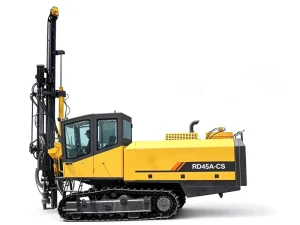 Portable Crawl Mining Rotary DTH Borehole Drill Rig ZR280C-2 Diesel Powered Pump Motor Max.94m Drilling Capacity