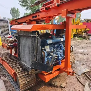Portable Crawler DTH Mine Drilling Rig Second Hand Hard Rock Blasting Drill Machine with Engine Core Component