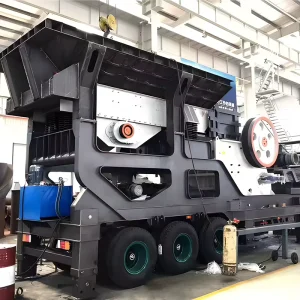Portable Crawler Jaw Crushing Station Hydraulic Lifting Stone Crusher For Concrete Mixing Station Aggregate Processing