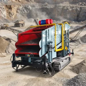 Portable Crawler Type Mobile Vibrating Screen Diesel Engine Pump for Placer Gold Mining High Capacity 100 200 Tph