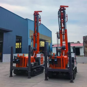 Portable Diesel Hydraulic Water Well Drilling Rig 200m 260m 300m Borehole Drilling Machine for Irrigation Mining and Farm
