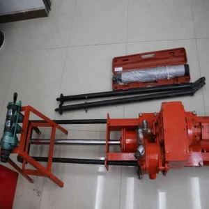 Portable Electric DTH Rock Percussive Air Clutch Drilling Rig With Motor High Efficiency Movable Mining Exploration Equipment