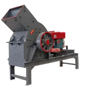 Portable Electric Rock Crusher 1-15t/h AC Motor Core Components for Gold Ore River Stone Crushing Hammer Crusher