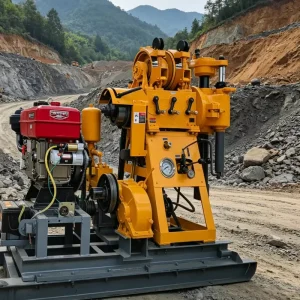 Portable Geological Drill Rig 130m 150m 200m Hydraulic Automatic Feed Diamond Bit Core Drilling Mining Machine