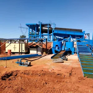 Portable Gold Mining Machine ZTTJ-260 Mobile Gold Mining Trommel Pump Motor Large-Scale Gold Panning Equipment 220V