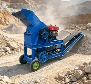 Portable Hammer Crusher for Use in Small and Medium sized Mines