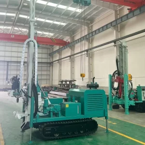 Portable Hydraulic HF300D Core Drilling Rig Water Well Percussion Drill Rigs New Condition Motor Core Components