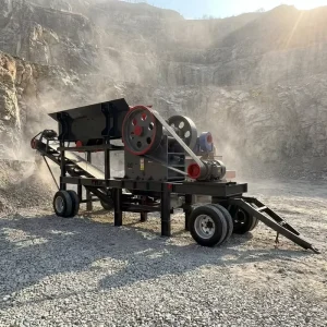 Portable Jaw Crusher Mobile Diesel Stone Crusher CE Certified Ready to Ship