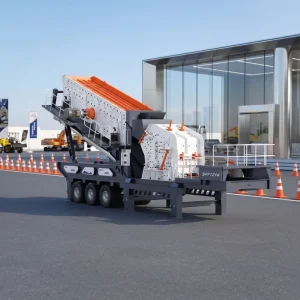 Portable Limestone Jaw Crusher Plant Mobile Mining Crusher Equipments Bearing for Quarry Project Tyre Mobile Crushing Machine