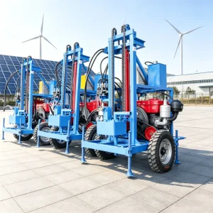 Portable Mini Diesel Borehole Drilling Rig Machine Core Drilling Rig for Farm Use Mini Mine Drilling Rig