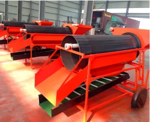 Portable Mini Gold Trommel With Sluice Box for Small Scale Mining