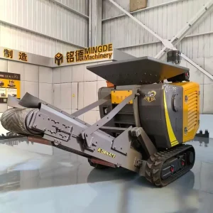 Portable Mini Mobile Jaw Crusher Plant Diesel Engine for Ore Mining Construction Limestone
