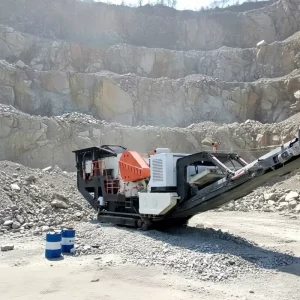 Portable Mining Equipment Track Mobile Jaw Crusher Plant Used for Crushing Gold Ore Granite and Basalt
