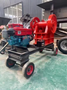Portable Mobile Iron Ore Quarry Stone Crusher Crushing and Screening Plant Wheeled Jaw & Impact &Hammer Crusher
