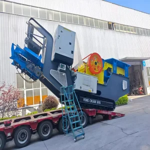 Portable Mobile Jaw Crusher & Screener with AC Motor PLC Control High Capacity for Mining