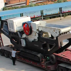 Portable Mobile Jaw Crusher Station Crawler Type Mobile Diesel Engine Stone Crusher Machine