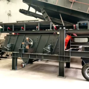 Portable Mobile Vibrating Screen 3YS2460 Wheeled Screening Equipment for Quarry & Recycling