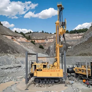Portable Mobile Water Well Drilling Rig Drilling Depth 160m Underground Drilling Equipment