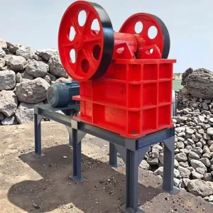 Portable PE150x250 Jaw Crusher 5t h Low Noise with Bearing & Gear for Gold Ore Rock Stone Crushing in Mining Quarry Construction