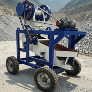 Portable Pe150x250 Small Diesel Jaw Crusher for Concrete Crushing River Pebble Granite Gravel Crusher
