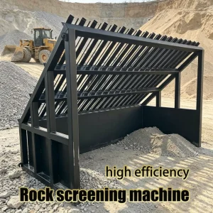 Portable Quarry Mining Site Stainless Steel Rock Screen Mesh