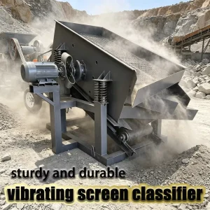 Portable Quarrying Plant Three-Layer Vibrating Screening Machine