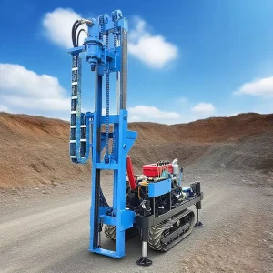 Portable Small Crawler DTH Drilling Rig Rock Drilling Pile Driving Ground Nailing All in One Multifunctional Drilling Equipment