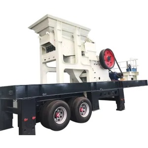Portable Tracked Mobile Jaw Crusher 30 150 Ton Capacity with Engine PLC Gearbox and Pump for Granite Limestone Rock Crushing