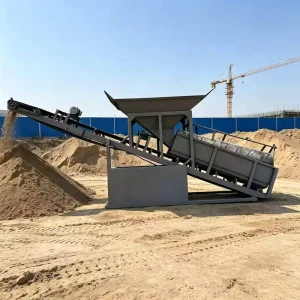 Portable Vibrating Screen Mobile Screening Equipment Used for Separating Sand Gravel and Pebbles