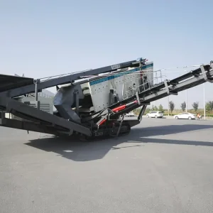 Portable Vibrating Screen with Motor for Ore Mobile Crushing and Screening Plant 4-Layer